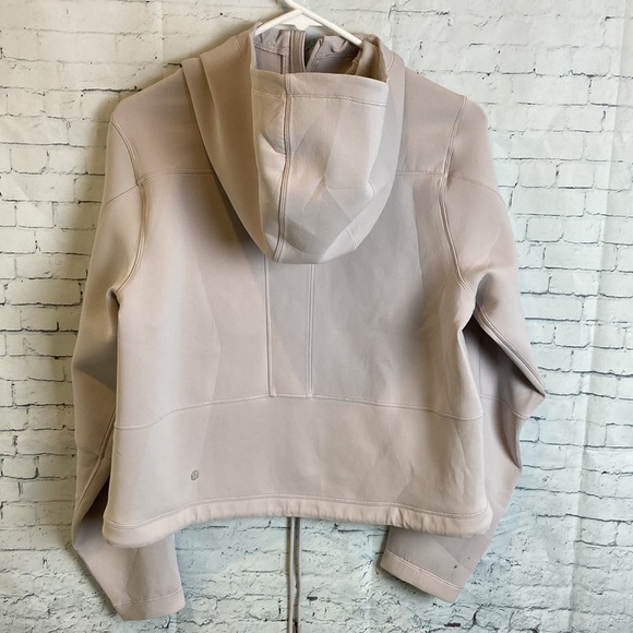Lululemon Unleash Strength Hoodie Spacer Sz 4 Cropped Sweatshirt Athleisure Boho - Picture 5 of 16